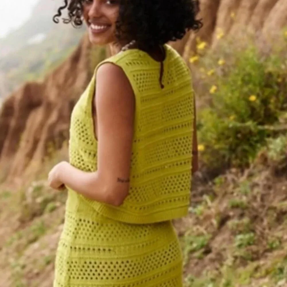 Free People lightweight crochet